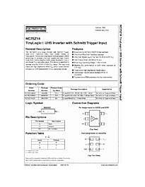 DataSheet NC7SZ14 pdf