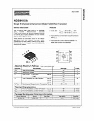 DataSheet NDS9410A pdf