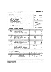 DataSheet SFP9540 pdf