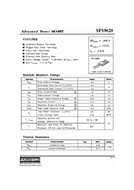 DataSheet SFS9620 pdf