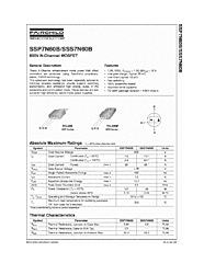 DataSheet SSP7N60B pdf