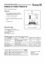 DataSheet FM8x0-B pdf