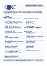 DataSheet FT232BM pdf