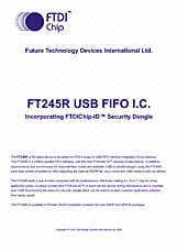 DataSheet FT245R pdf