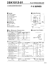 DataSheet 2SK1012-01 pdf