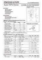 DataSheet 2SK3502-01MR pdf