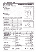 DataSheet 2SK3550-01R pdf
