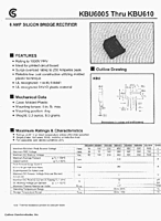 DataSheet KBU60x pdf