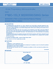 DataSheet MB90591 pdf