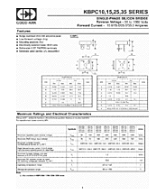 DataSheet KBPC10 pdf