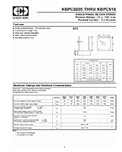 DataSheet KBPC60x pdf