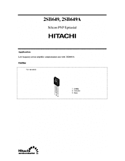 DataSheet 2SB649 pdf