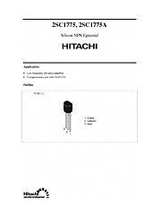 DataSheet 2SC1775 pdf