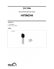 DataSheet 2SC1906 pdf