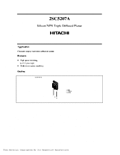 DataSheet 2SC5207A pdf