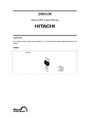 DataSheet 2SD1138 pdf