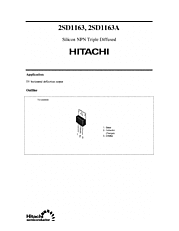DataSheet 2SD1163 pdf