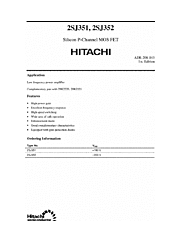DataSheet 2SJ352 pdf