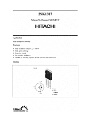 DataSheet 2SK1317 pdf