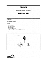 DataSheet 2SK1404 pdf
