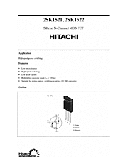 DataSheet 2SK1521 pdf