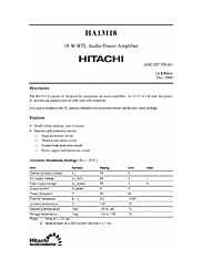 DataSheet HA13118 pdf