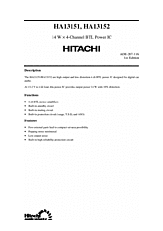 DataSheet HA13151 pdf