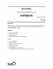 DataSheet HA13158A pdf