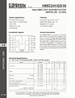 DataSheet HMC241QS16 pdf