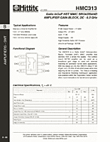 DataSheet HMC313 pdf