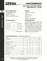 DataSheet HMC326MS8G pdf