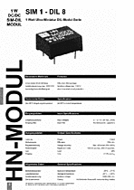 DataSheet SIM1-DIL8 pdf
