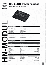 DataSheet TDD25 pdf