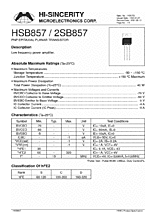 DataSheet 2SB857 pdf