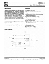 DataSheet MK5814 pdf