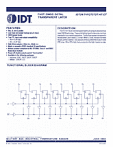 DataSheet IDT54FCT573ATD pdf