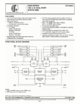 DataSheet IDT7026L pdf