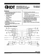 DataSheet IDT709269L pdf