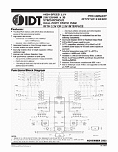 DataSheet IDT70T3589 pdf