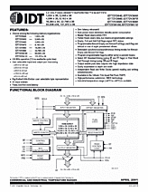 DataSheet IDT72V3650 pdf