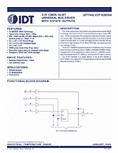 DataSheet IDT74ALVCF162835A pdf