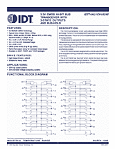 DataSheet IDT74ALVCH16245 pdf