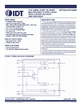 DataSheet IDT74ALVCH16260 pdf