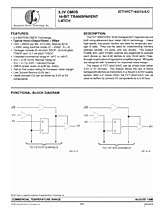 DataSheet IDT74FCT163373 pdf