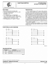 DataSheet IDT74FST163244 pdf