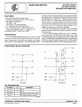 DataSheet IDT74FST163245 pdf