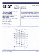 DataSheet IDT74LVC245A pdf