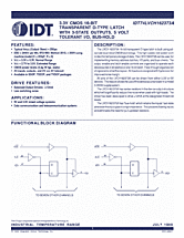 DataSheet IDT74LVCH162373A pdf