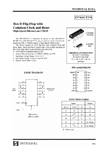 DataSheet IN74ACT174 pdf