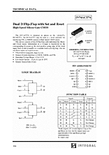 DataSheet IN74ACT74 pdf